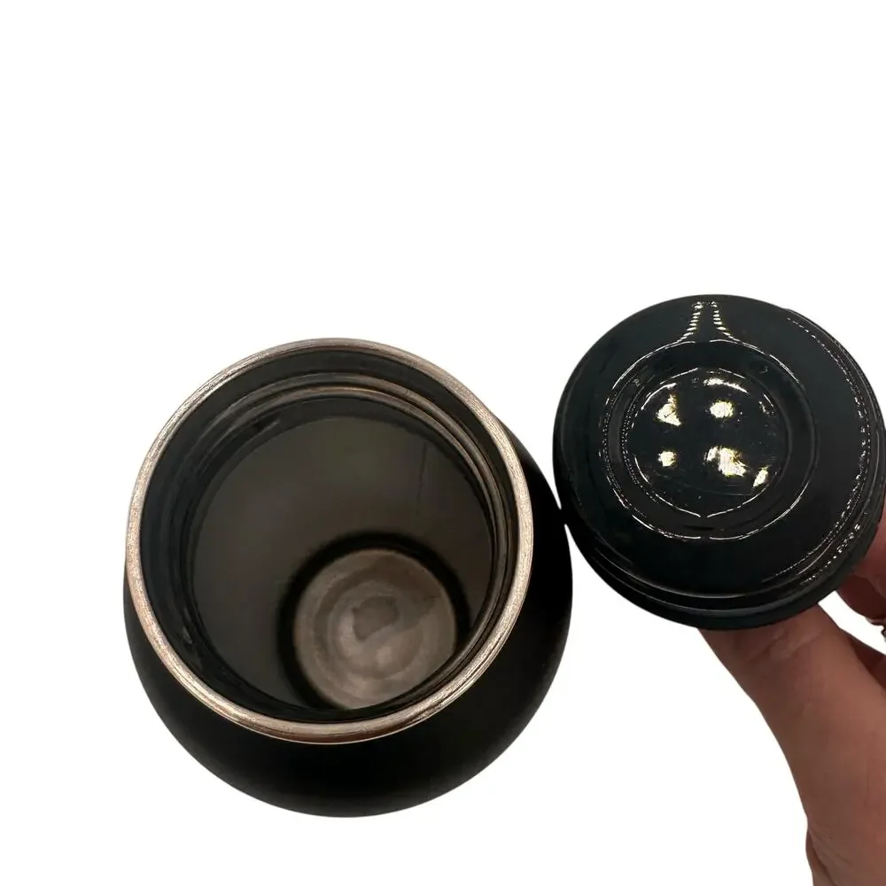 Zyia Active Black & Silver Water Bottle Tumbler